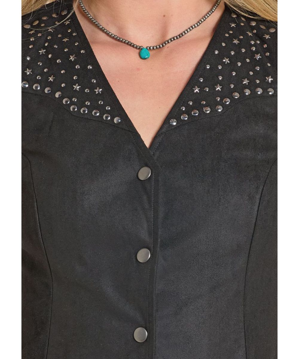 Rock & Roll Cowgirl Women's Star-Studded Vest