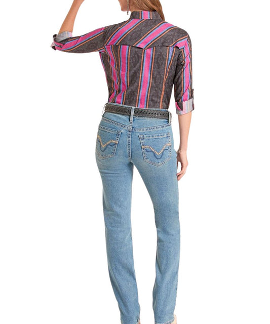 Rock & Roll Cowgirl Women's TekWestern Snap Shirt