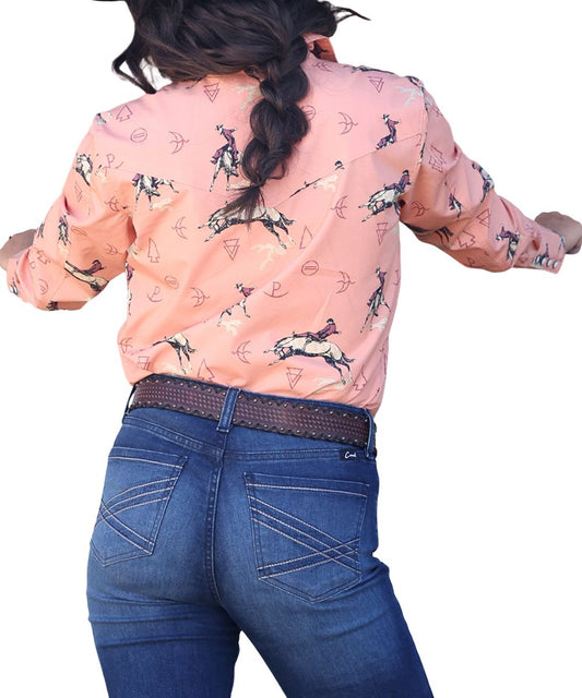 Cruel Girl Women's Western Snap Shirt