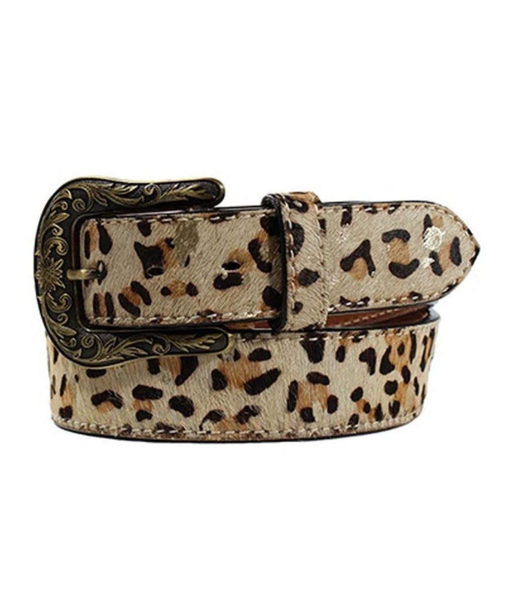 M&F Western Women's Angel Ranch Cheetah Belt