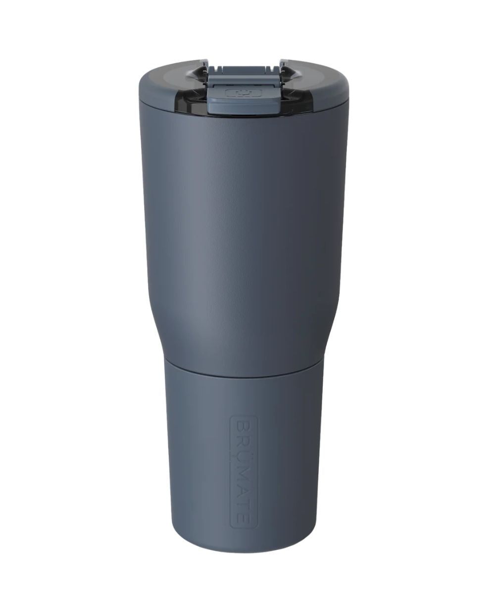 Side view of the 35 oz nightfall blue tumbler