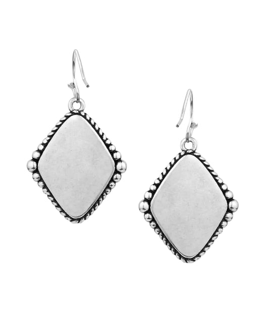 Montana Silversmiths Women's Blank Slate Earrings