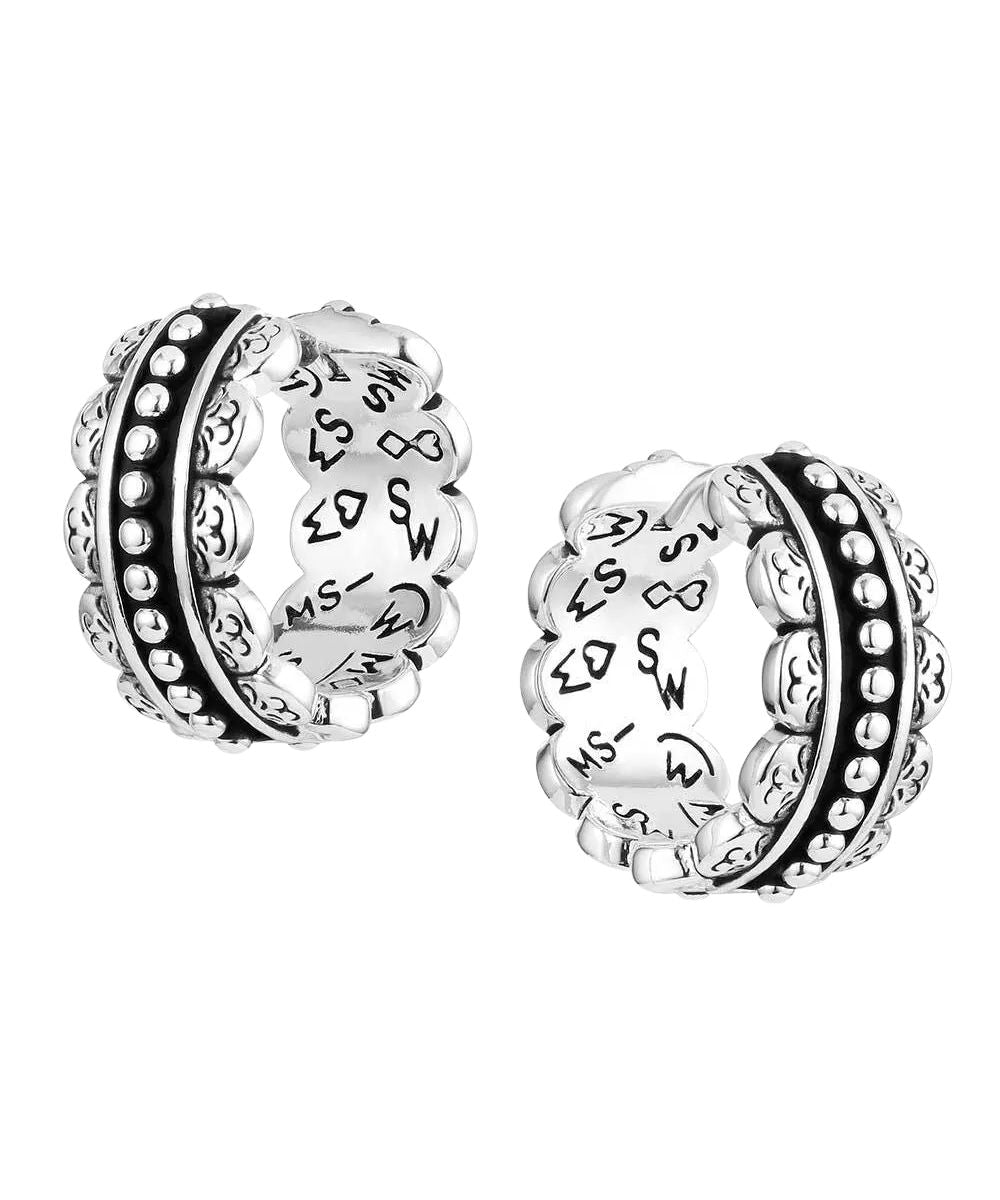 Montana Silversmiths Women's Petal Edge Earrings