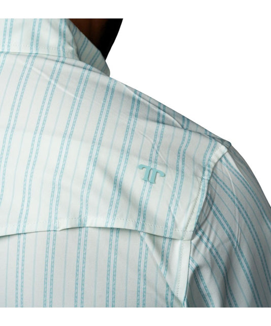 Close-up view of the vented back yoke