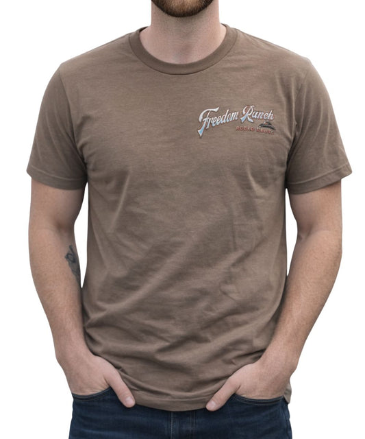 Freedom Ranch Men's Fence Cowboy Tee