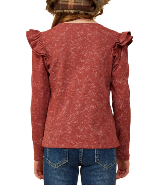 Hayden LA Girls' Ruffle Top