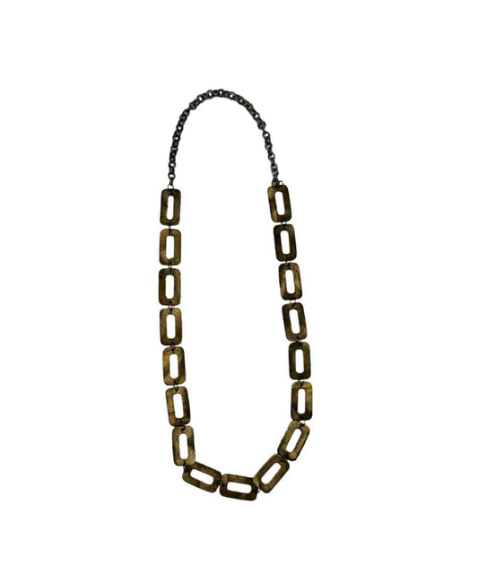 HAND CUT NECKLACE-silver ! desc : ! caption :