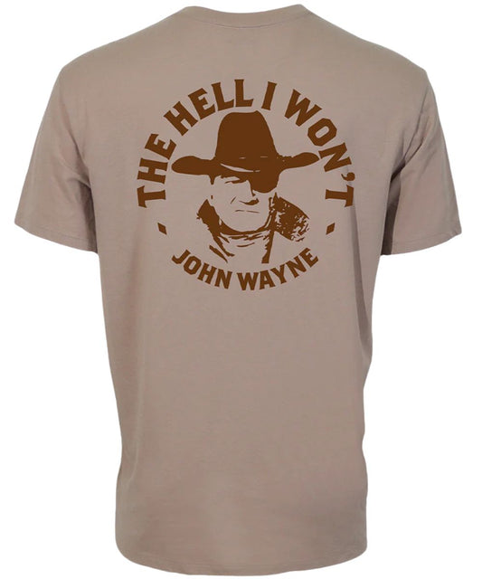John Wayne graphic.