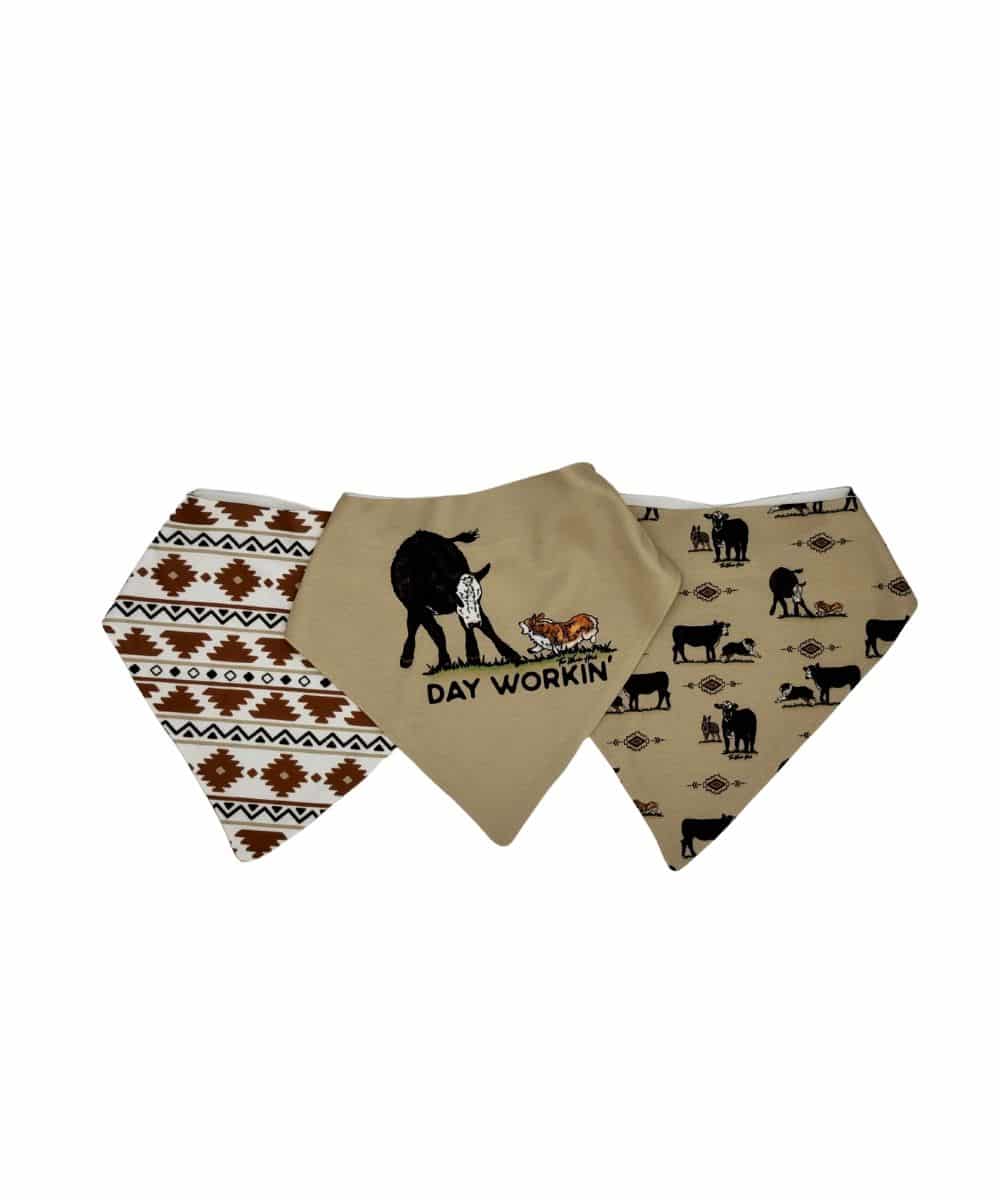 The Whole Herd Infant Drool Bibs