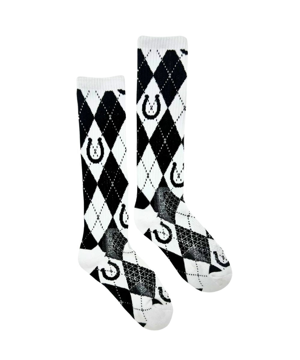 Lucky Chuck Argyle Performance Socks