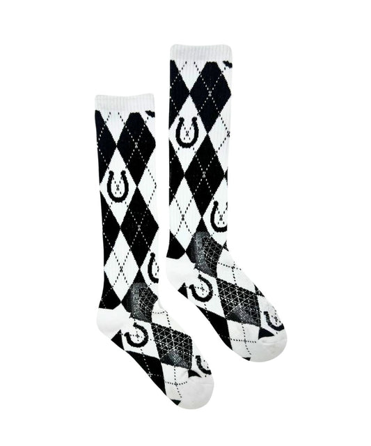 Lucky Chuck Argyle Performance Socks