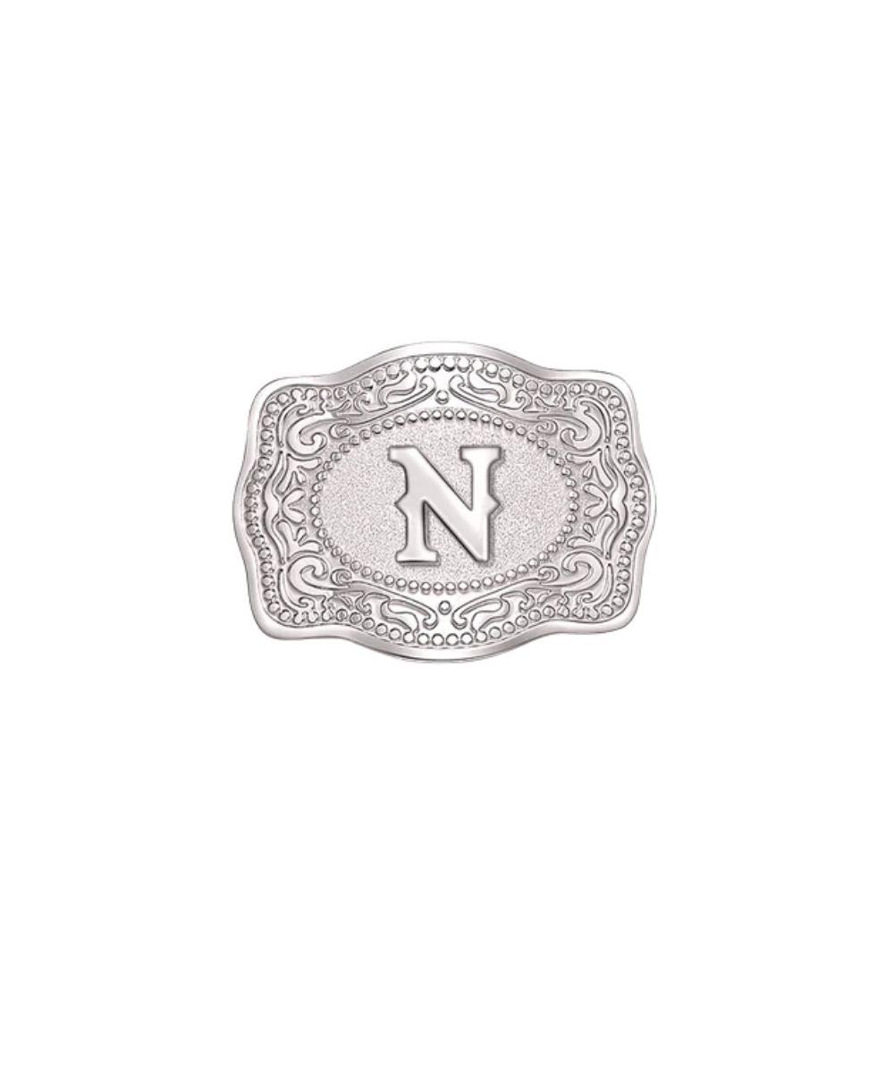 SpurWest N Initial Mini Belt Buckle Hatpin