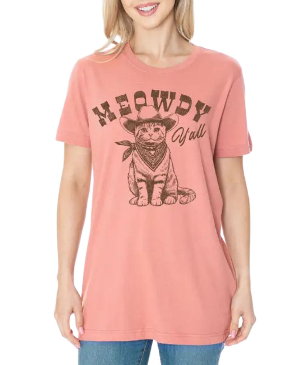 Amused By Blue Women's Meowdy Tee