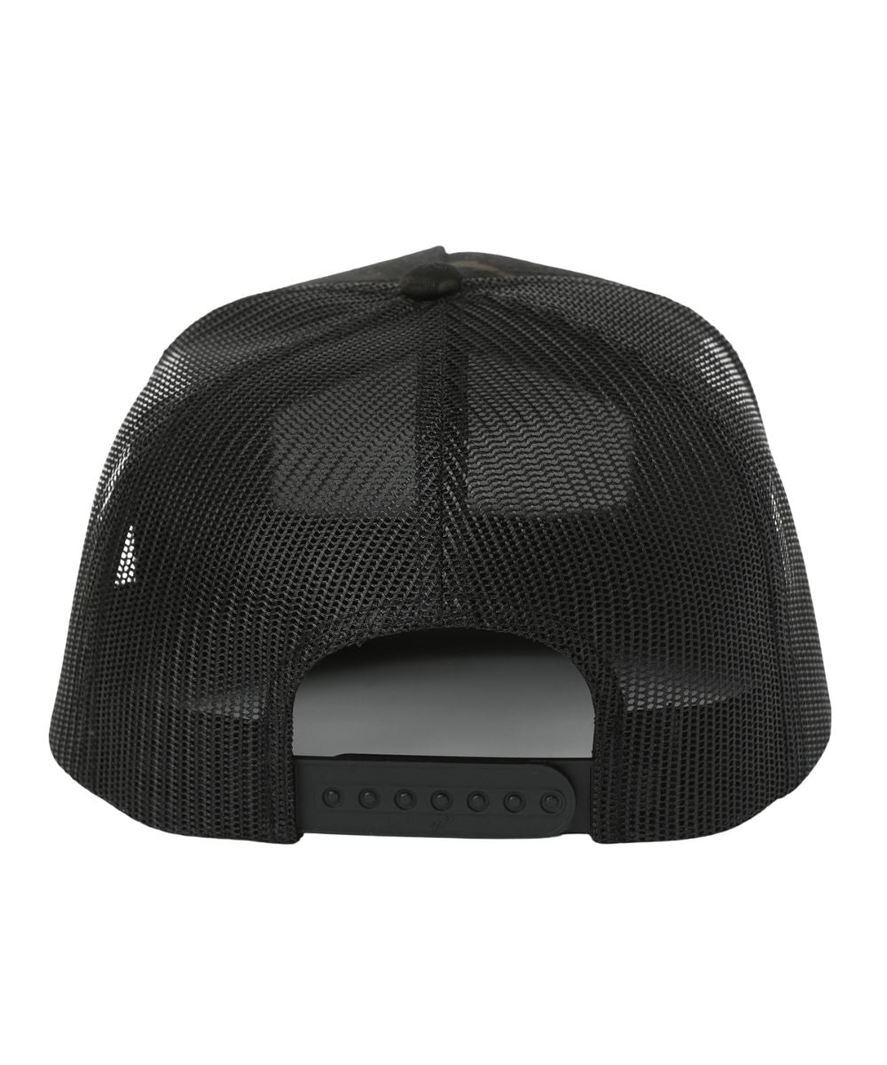Back side view featuring the adjustable snapback closure