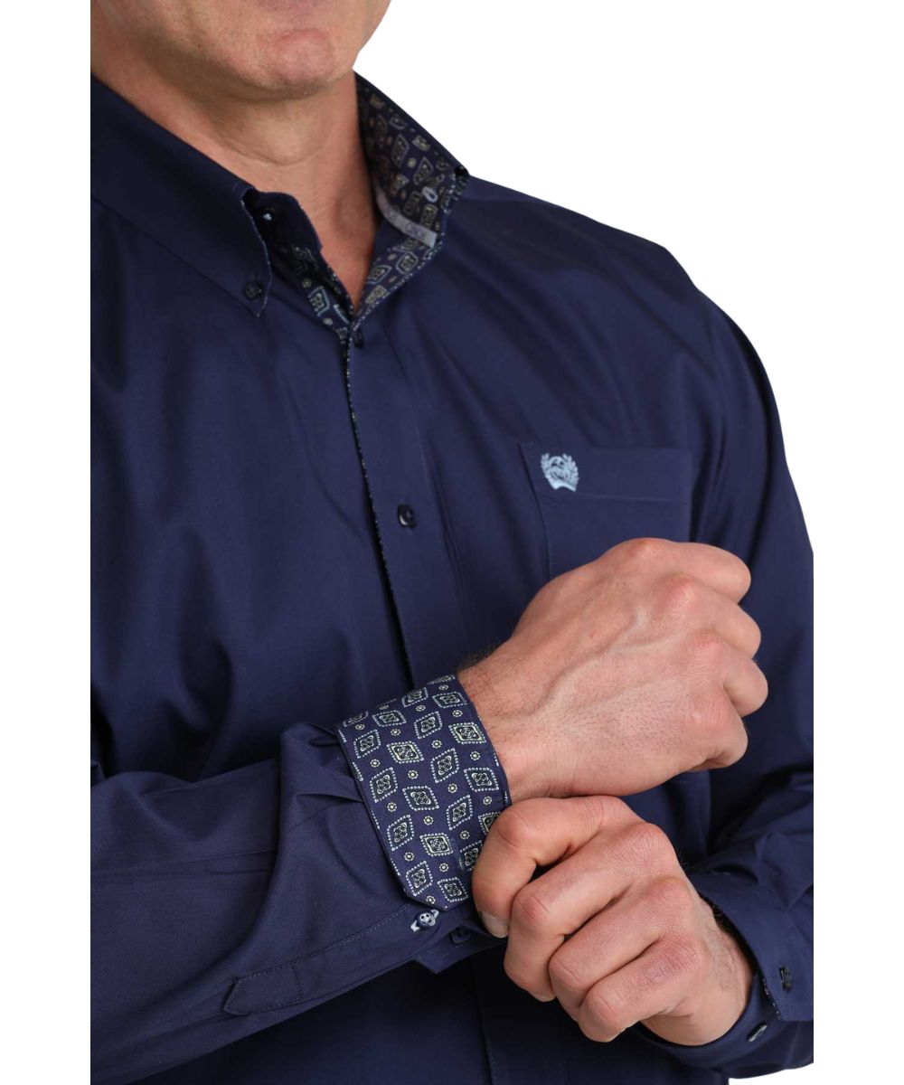 Cinch Men's Navy Classic Button Down Shirt