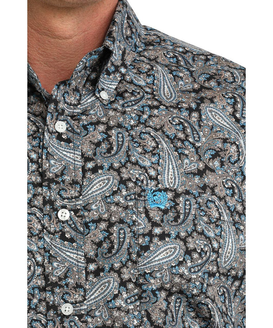 Single Open Chest Pocket And Button Down Collar