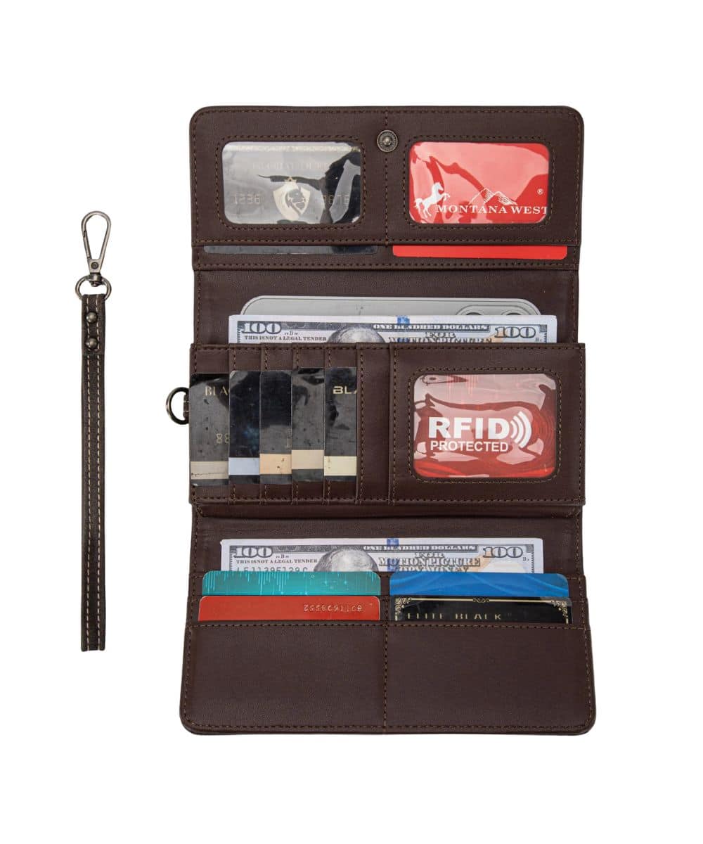 Montana West Women's Embossed Wallet