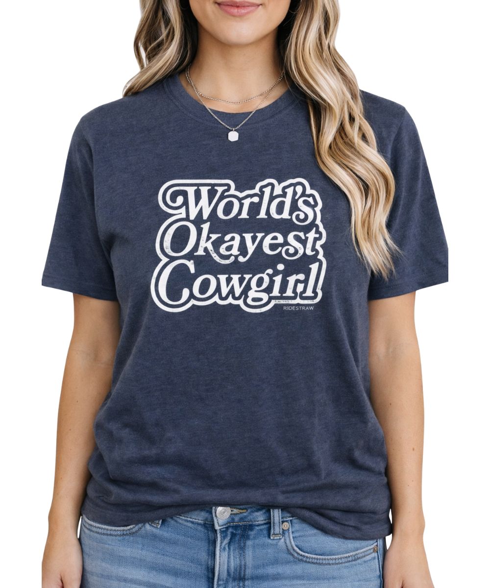 Rodeo Hippie Women's Okayest Cowgirl Tee