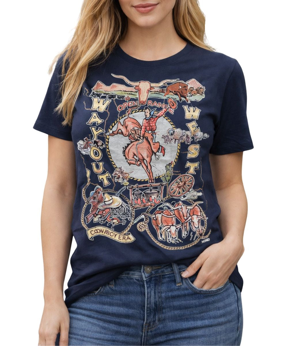 XOXO Art Women's Open Range Tee