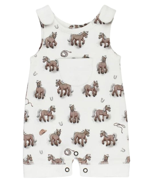 L'oved Baby Infant Boys' Little Lasso Romper