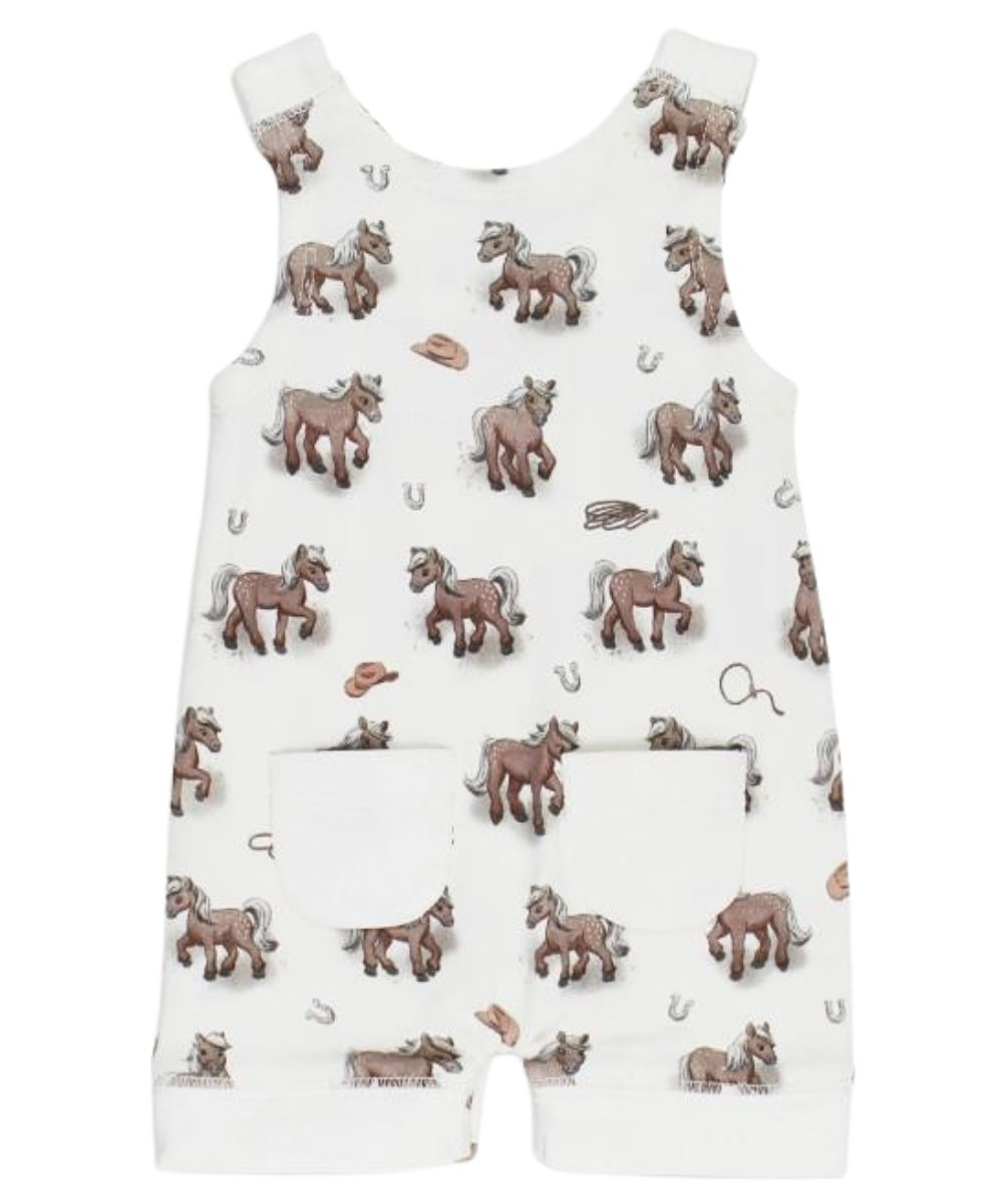 L'oved Baby Infant Boys' Little Lasso Romper