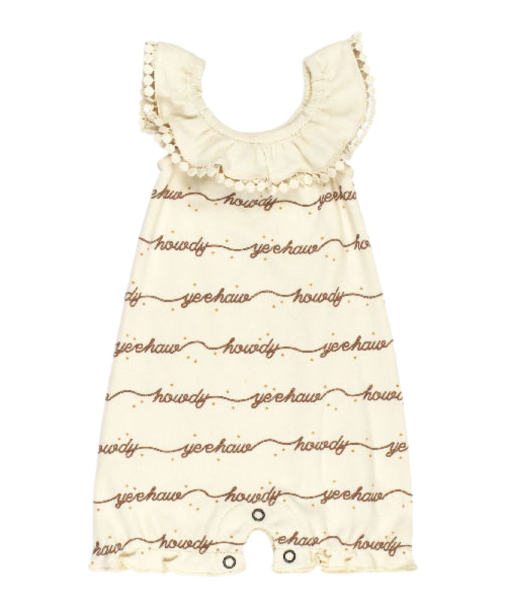 L'oved Baby Infant Girls' Howdy Bubble Romper