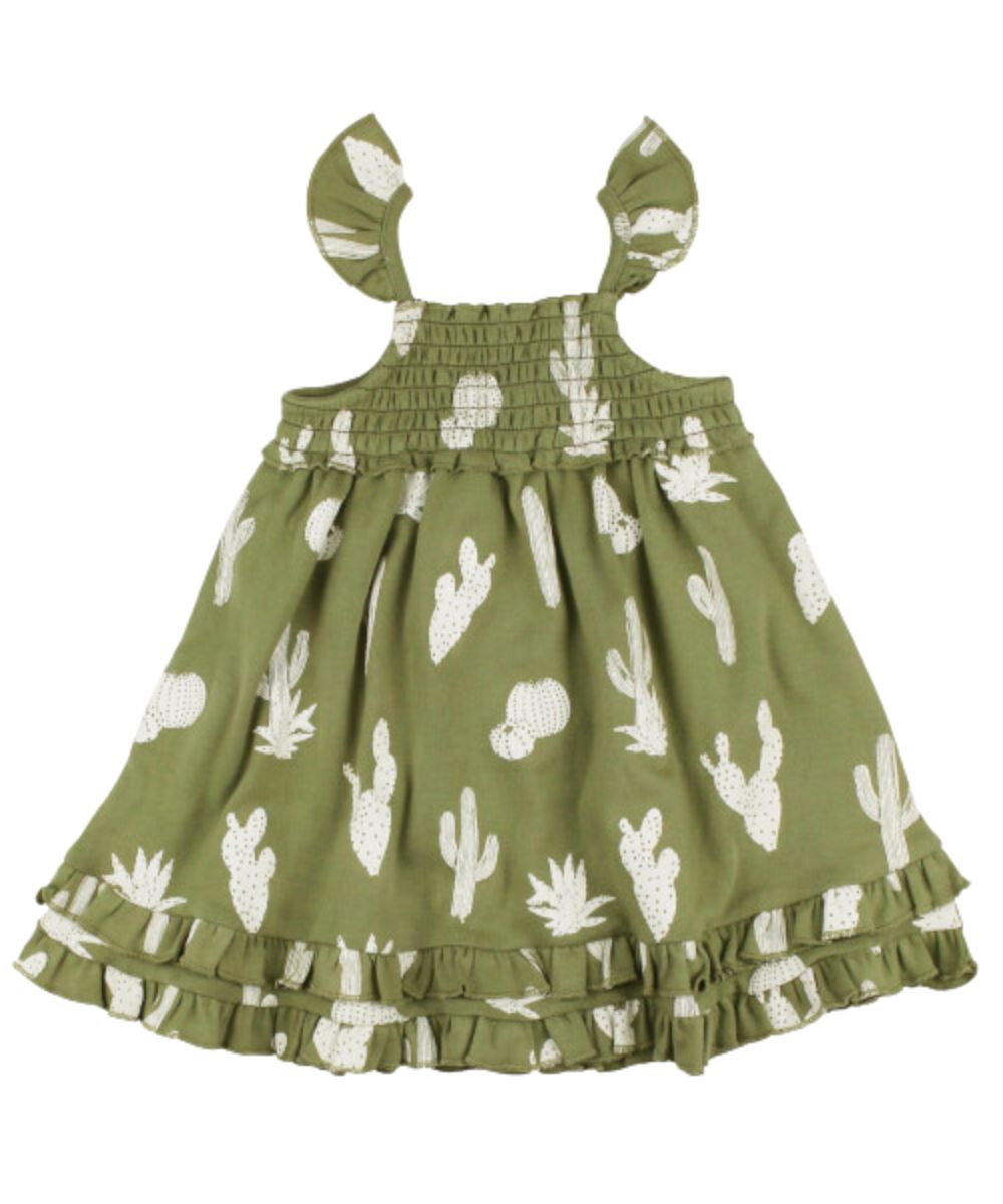 Cactus Print Infant Girl's Dress