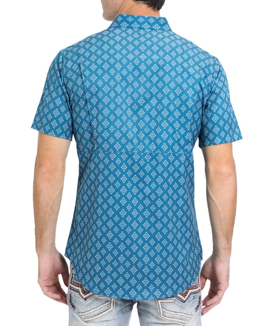 Men's Performance Western Shirt With A Vented Back