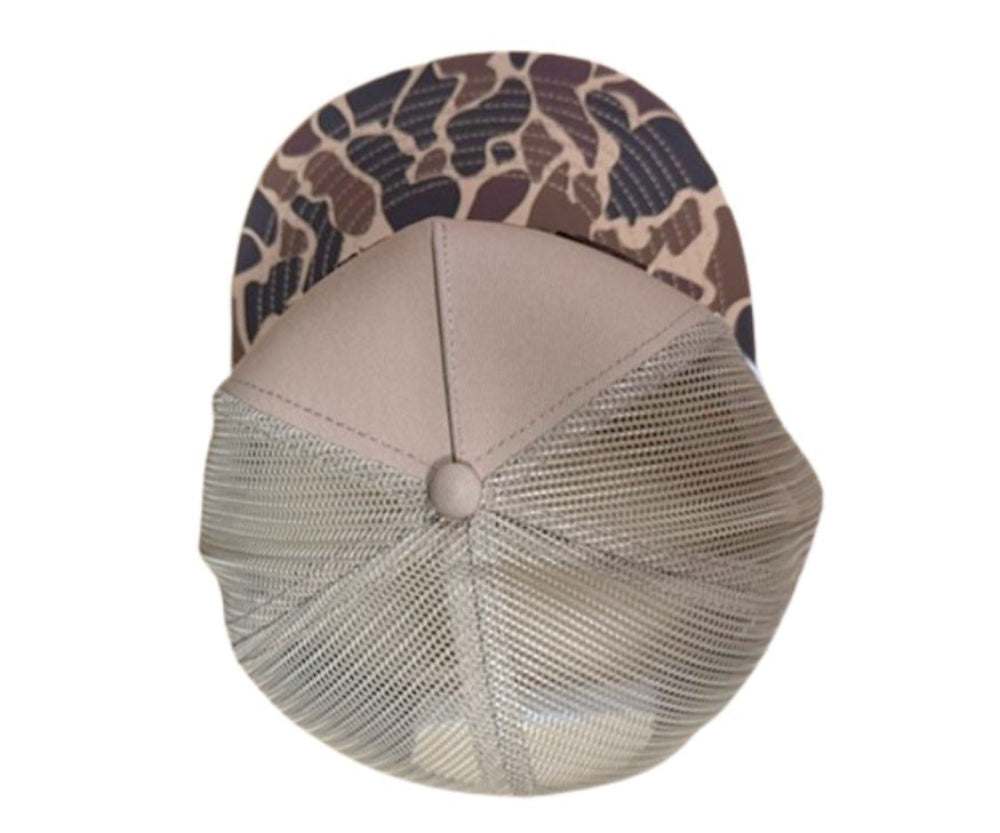 Aeriel view of the unisex adult's ball cap
