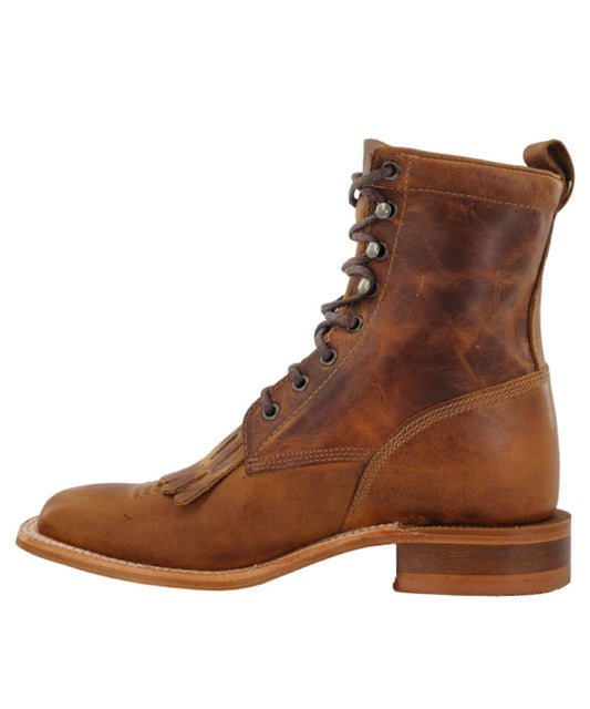 Lace-Up Entry With Heel Pull Tab For Easy On