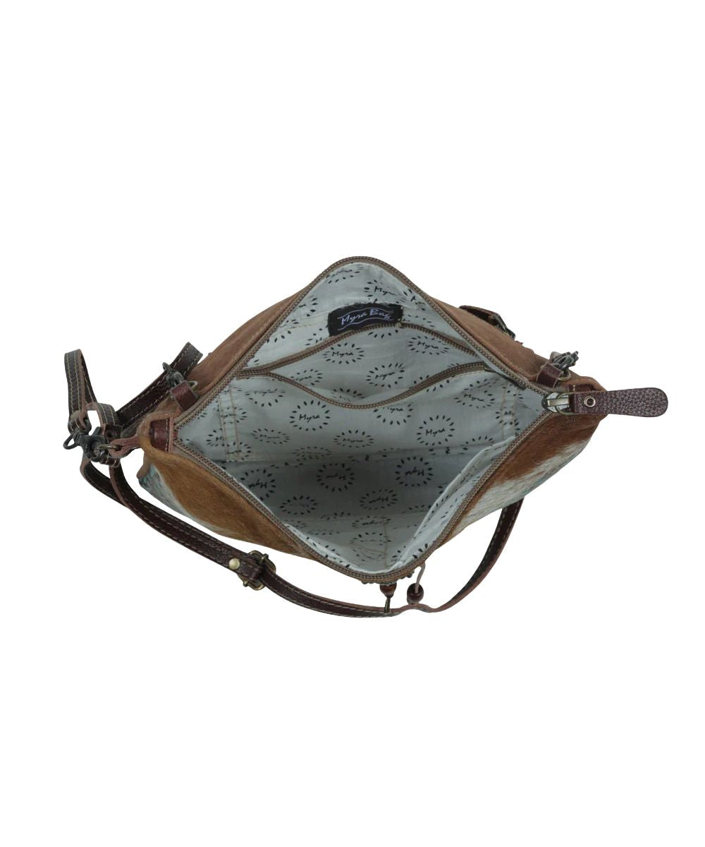 Myra Bags Women's Blue Isle Crossbody Purse