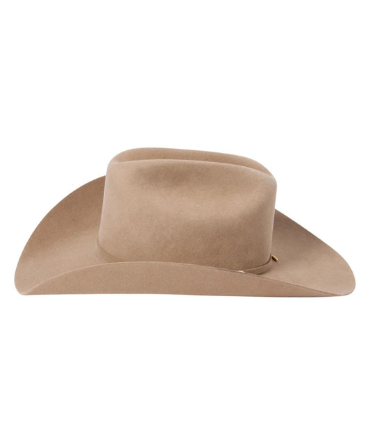 Left side view of the sahara 6X fur felt hat