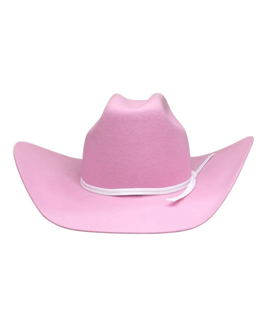 4" Brim, Cattleman Crown, And A White 2 Cord Hat Band