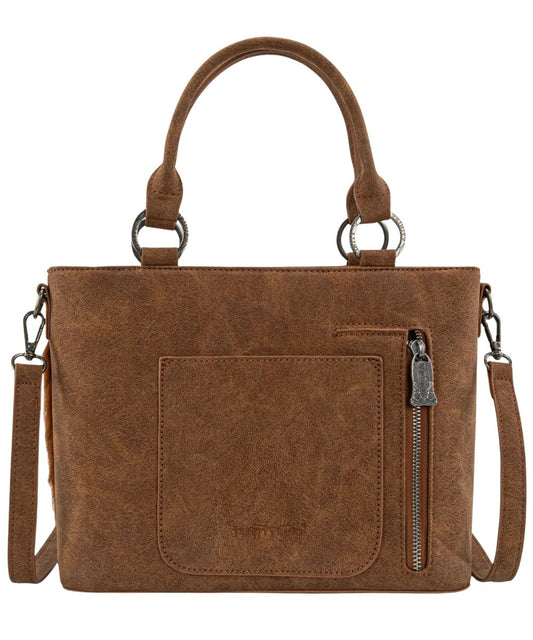 Montana West Women's Trinity Ranch Cowhide Tote