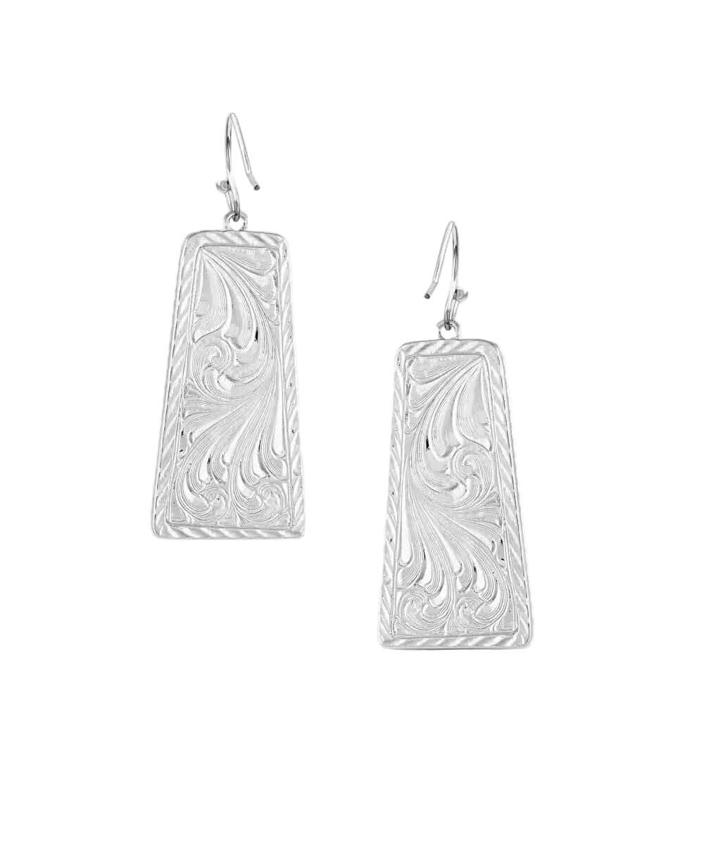 Montana Silversmiths Women's Wrangler Legends Denim Mosaic Earrings