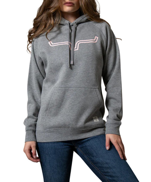 Women's Grey Heather Logo Hoodie