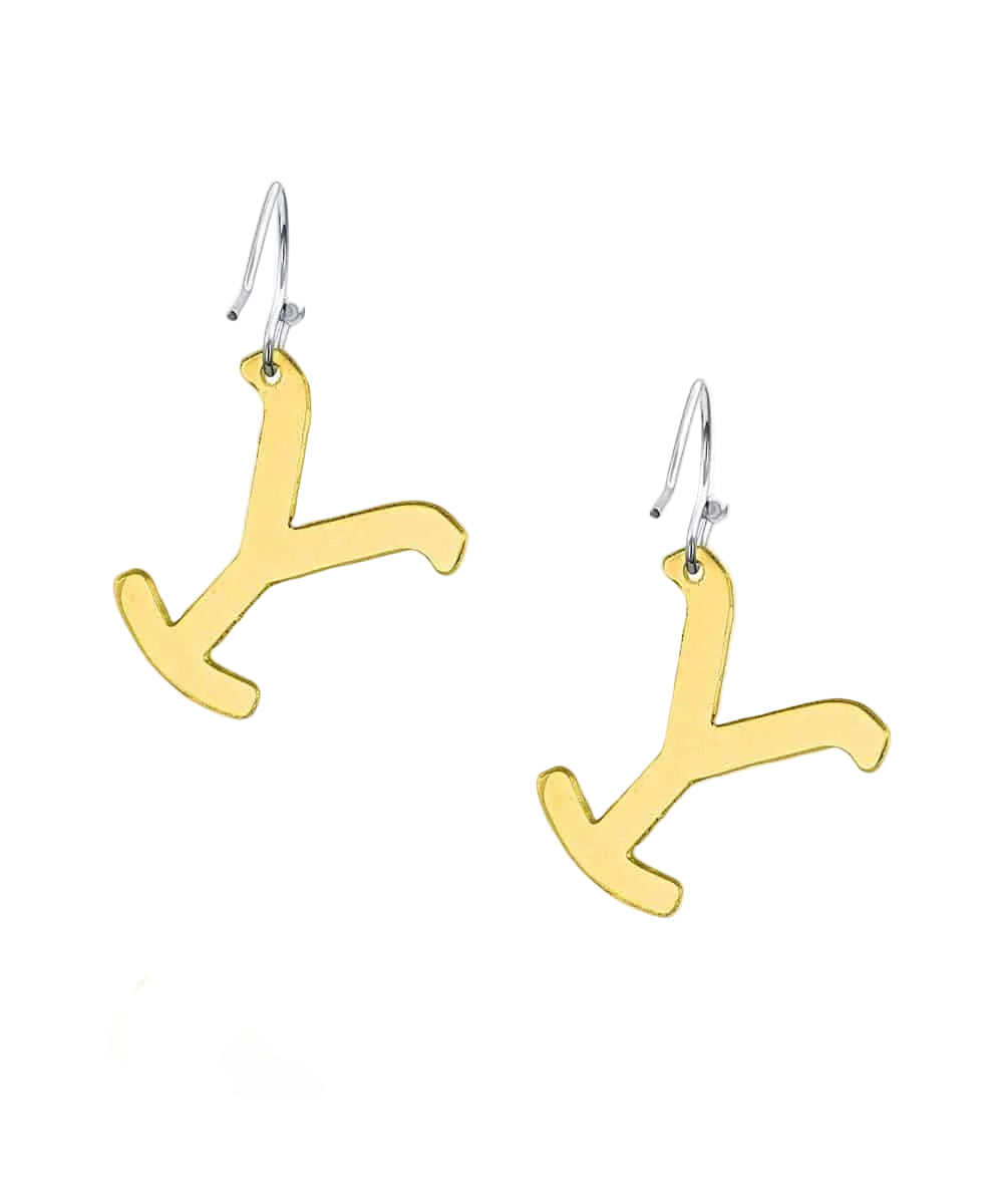 Montana Silversmiths Women's Yellowstone Brand Earrings