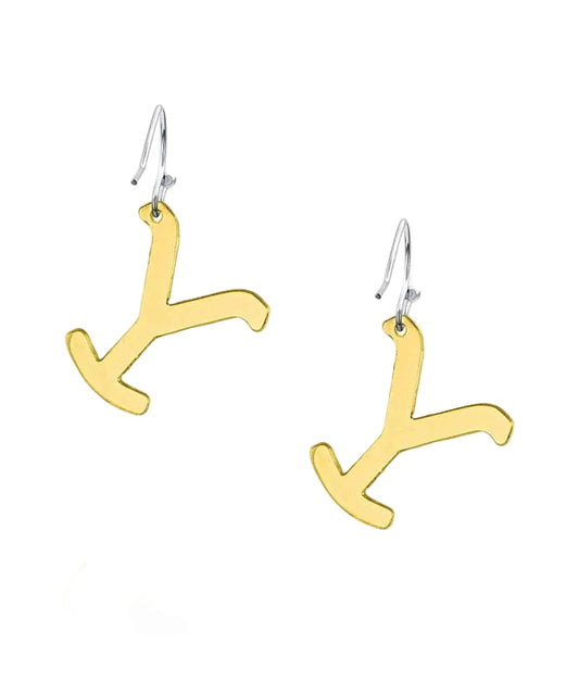 Montana Silversmiths Women's Yellowstone Brand Earrings