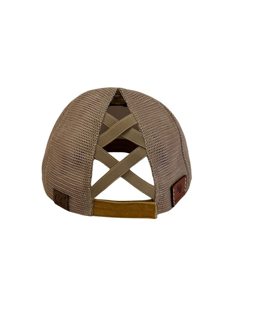 cp ponytail hat pink- ! desc : ! caption :
