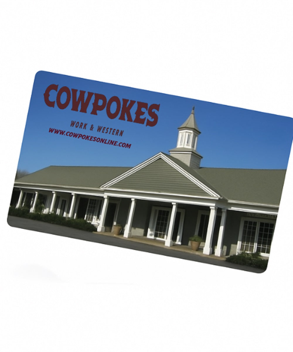 Cowpokes Work & Western Gift Card
