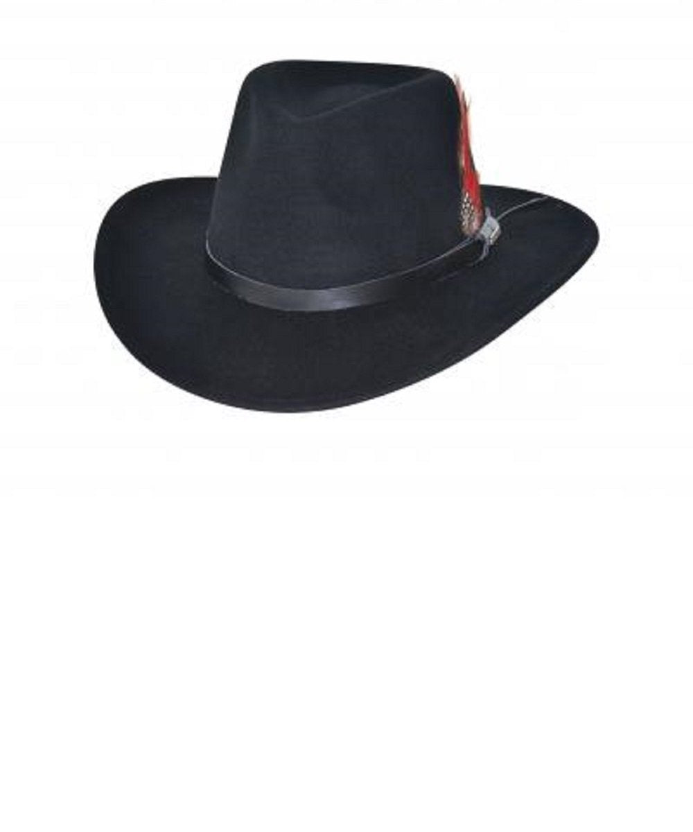 BULLHIDE HATS VOYAGER CRUSHABLE HAT- STYLE #0773BL-BLACK ! desc : ! caption :