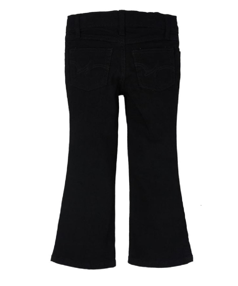 Wrangle Girls' Everyday Black Boot Cut Jean- Style #09MWGBB ! desc : ! caption :