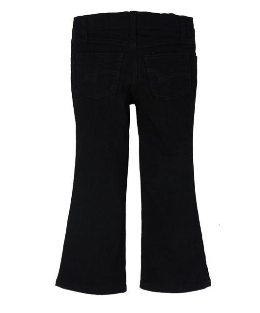 Wrangle Girls' Everyday Black Boot Cut Jean- Style #09MWGBB ! desc : ! caption :
