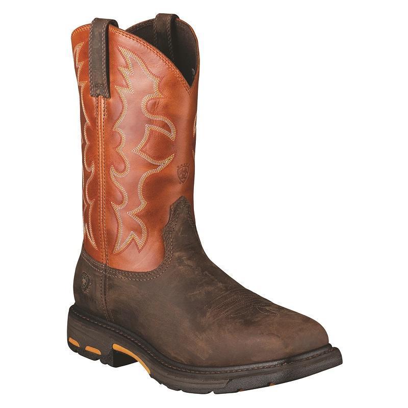 Ariat Men's Workhog Steel Toe Boot- Style #10006961 ! desc : ! caption :