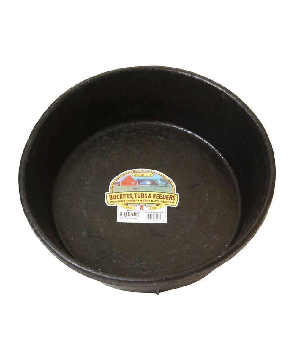 Duraflex Rubber Feed Pan 8 QT- Style #11395-3 ! desc : ! caption :