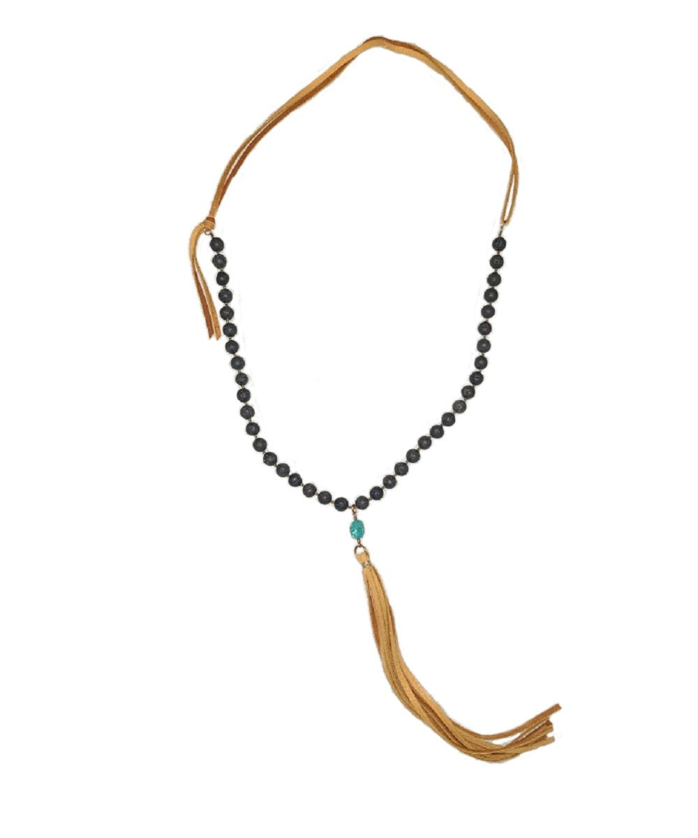 J. Fork Designs Women's Lava Rock Necklace- Style #14686 ! desc : ! caption :