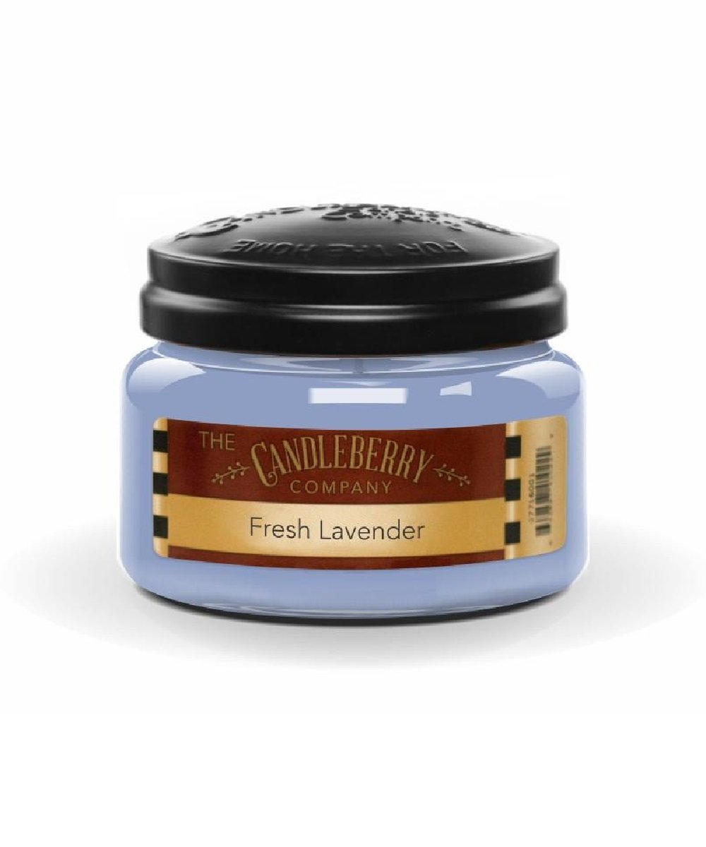 Candleberry Fresh Lavender Small Scented Candle Jar- Style #41154 ! desc : ! caption :