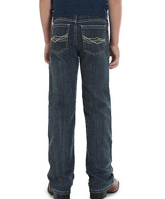 Wrangler Boys' 20X No. 42 Glasgow Vintage Slim Fit Bootcut Jean- Style #42BWXGG ! desc : ! caption :