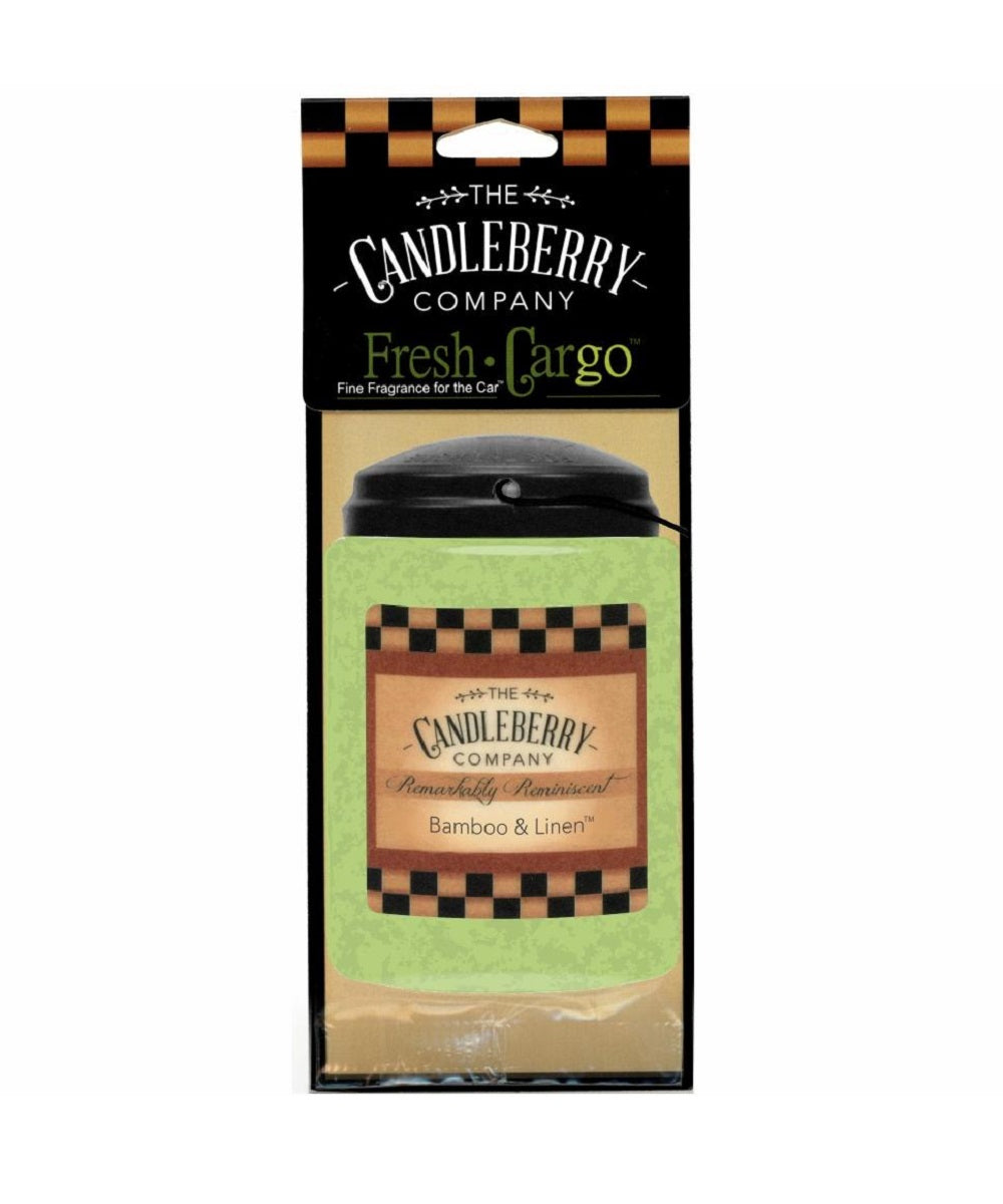 Candleberry Bamboo And Linen Car Scent- Style #44001 ! desc : ! caption :