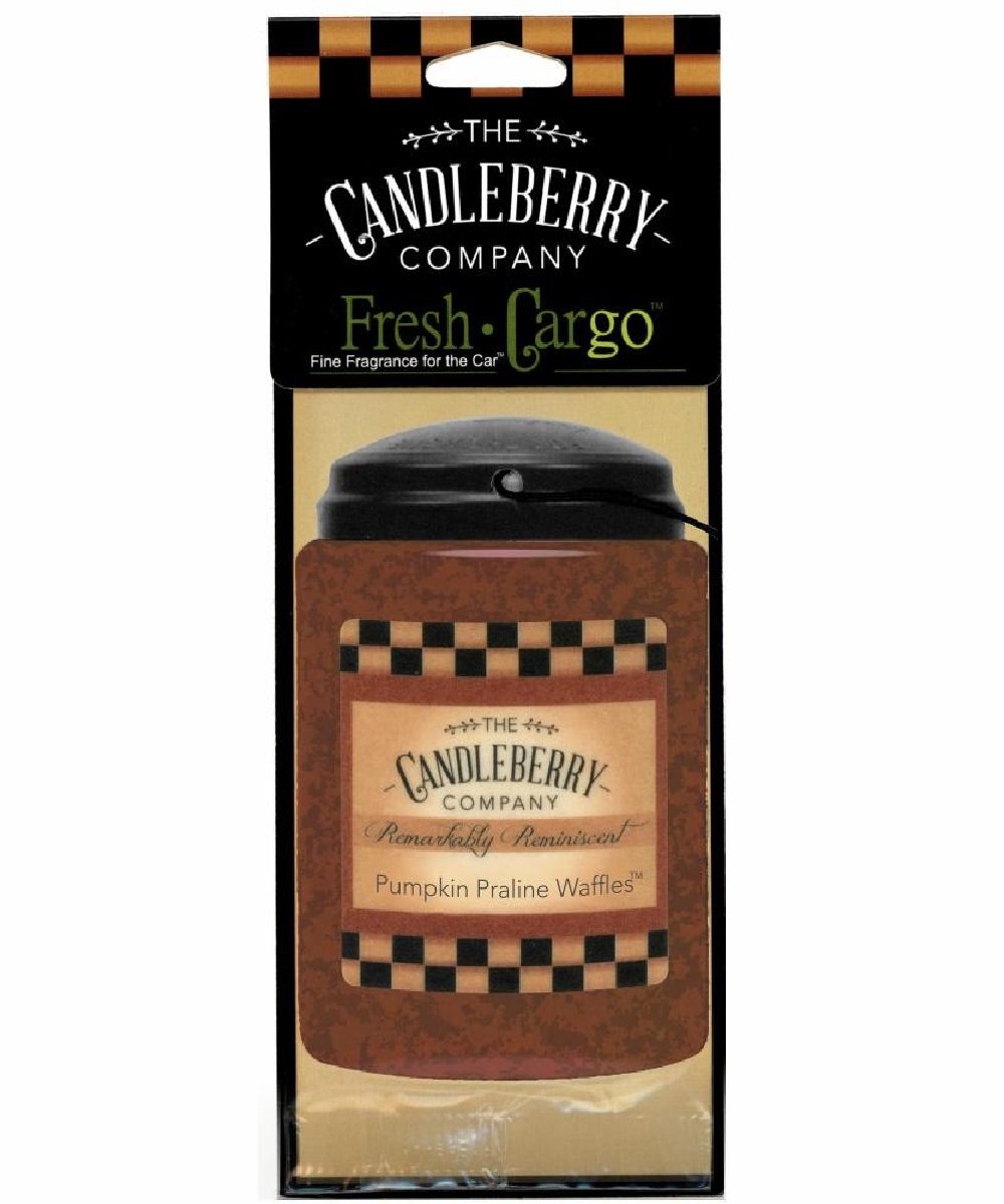 Candleberry Pumpkin Praline Waffles Car Scent- Style #44019 ! desc : ! caption :